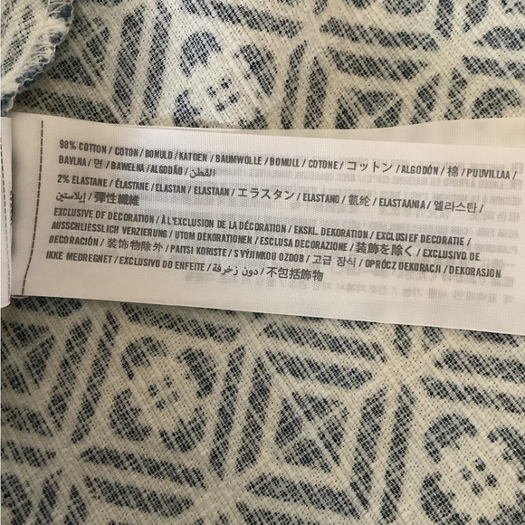 Hollister Sleeveless Dress Navy White Size Large New - Picture 6 of 11